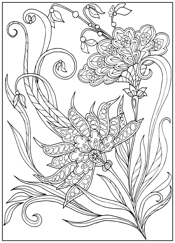 decorating coloring pages